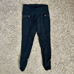 Lululemon Wunder Under High Rise Black‎ Zipper Pocket Leggings Women's